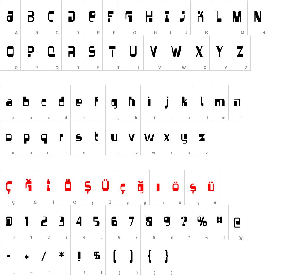 Vectroid Font font
