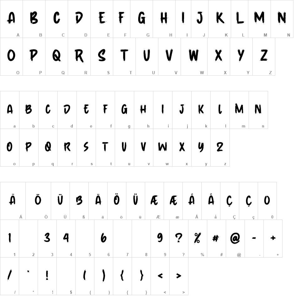 Vespertine font