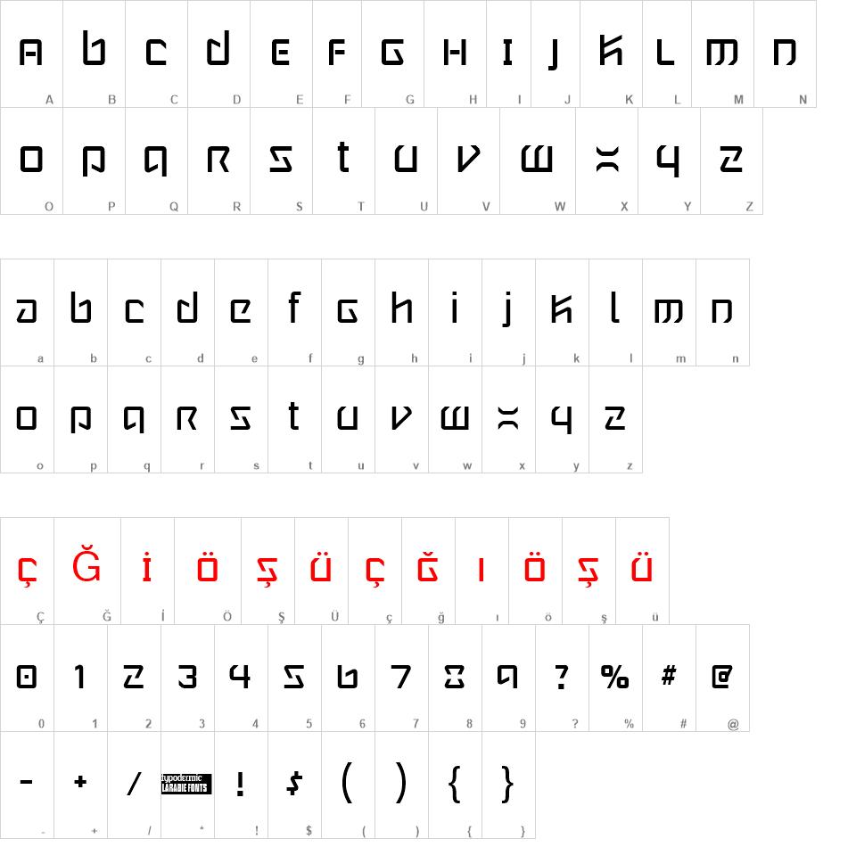 Wintermute font