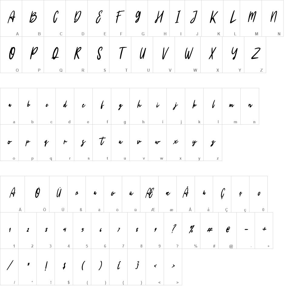 Winterstein font