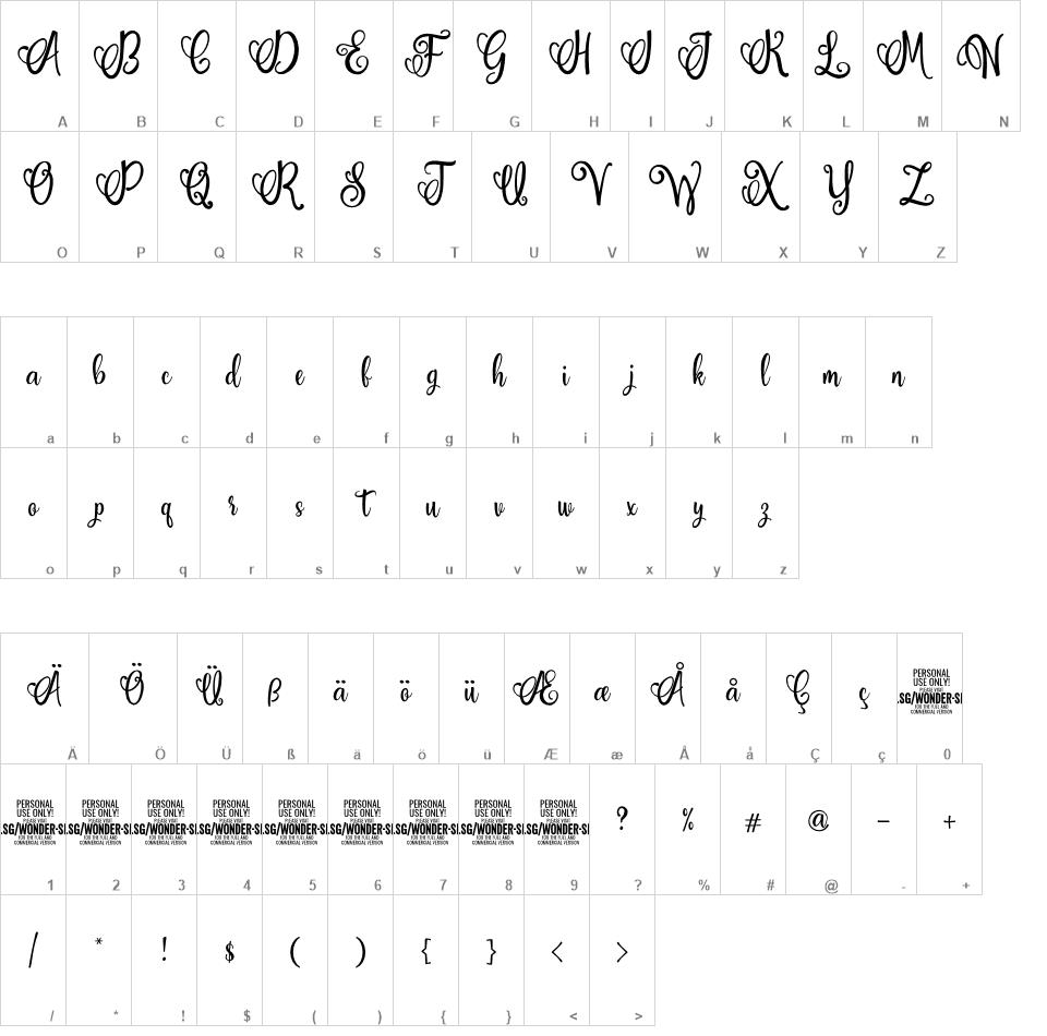 Wonder Smile font