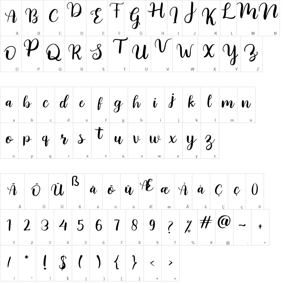 Yolanda font