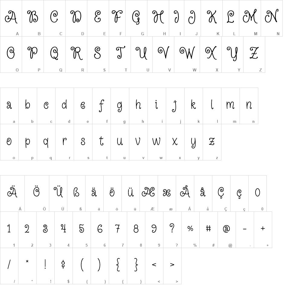 Young Daughter font