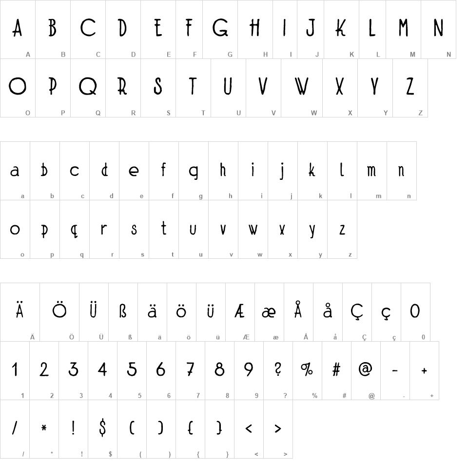 zai Art School Calendar 1931 font