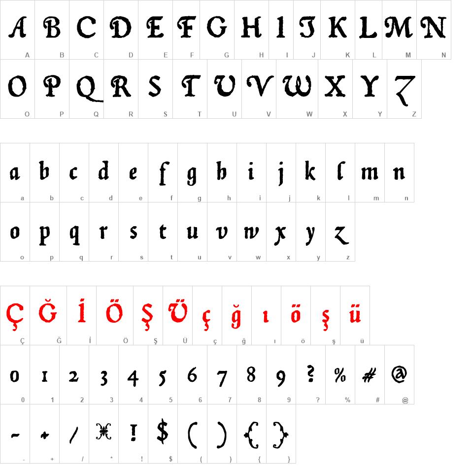 zai Januszowski  font