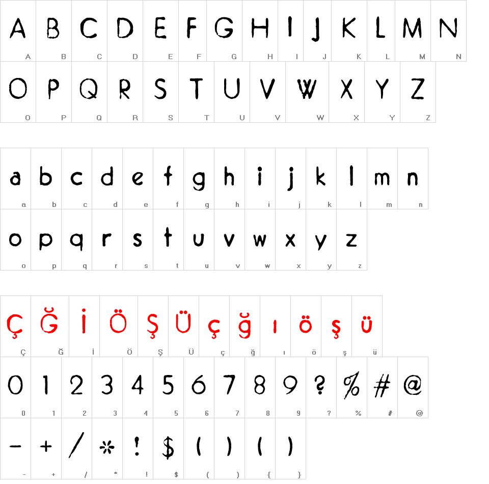 zai Royal Vogue Typewriter 1929  font