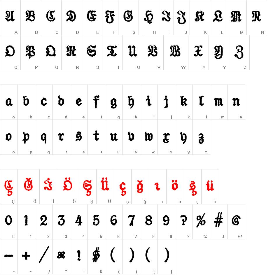 Urania Piccola Typewriter Font font
