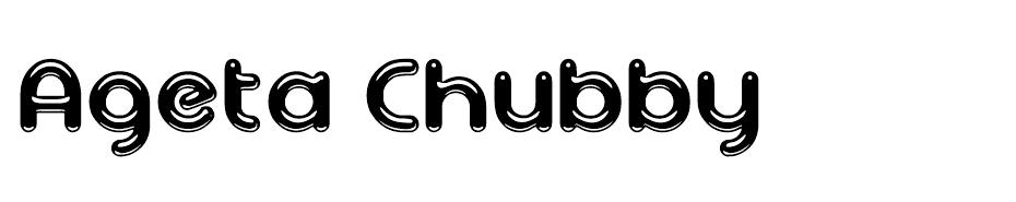 Ageta Chubby Demo Font Family