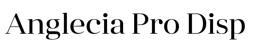 Anglecia Pro Display font