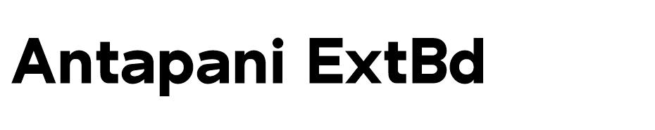 Antapani font