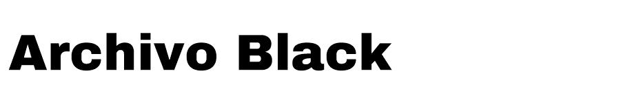 Final pensión fregar Archivo Black google font - Archivo Black font download