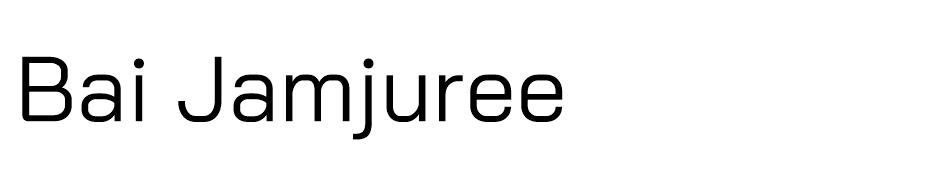 Bai Jamjuree font