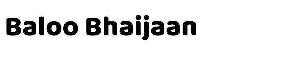 Baloo Font Family font