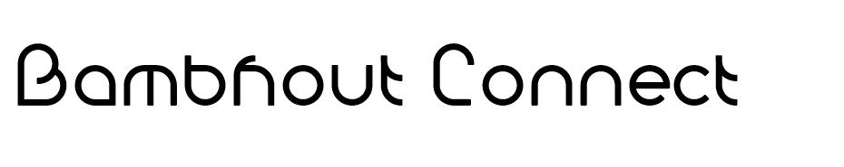 BambhoutConnect font