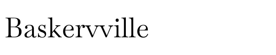 Baskervville Font Family font
