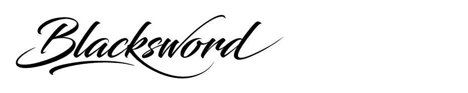 Blacksword  font