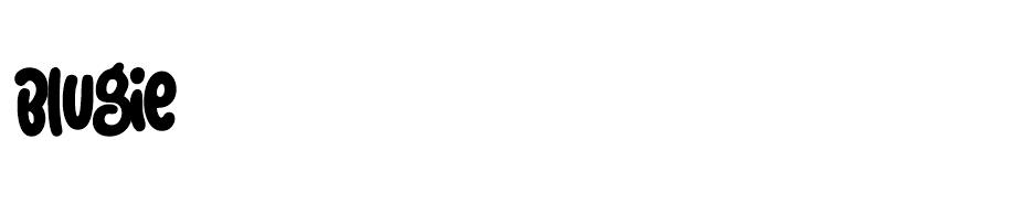 Blugie font