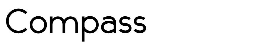 Compass font