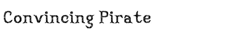Convincing Pirate font