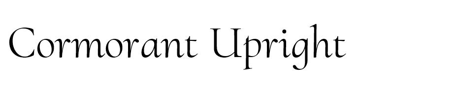 Cormorant Upright font