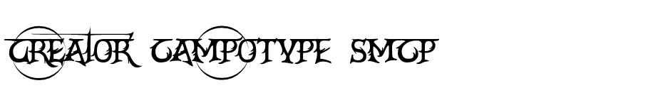 Creator Campotype font