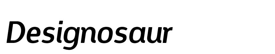 Designosaur font