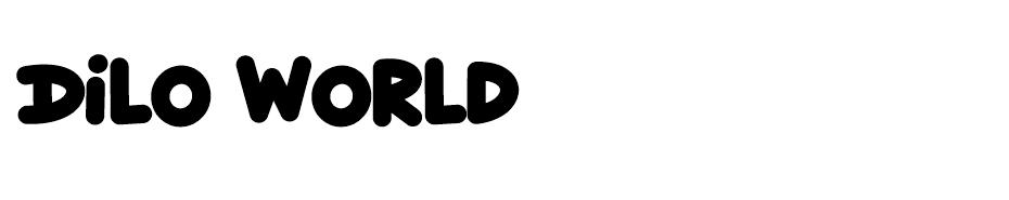 Dilo World  font