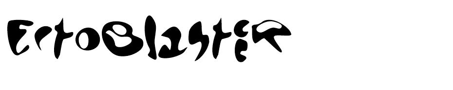 EctoBlaster font