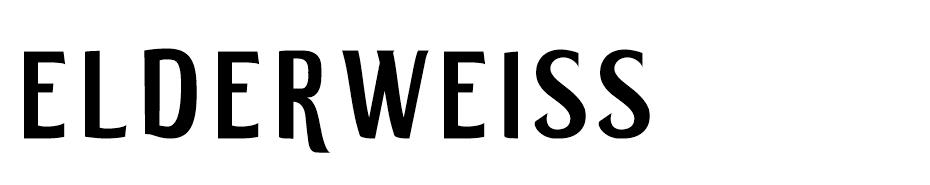 Elderweiss font