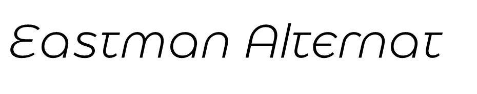 Eastman Alternate font
