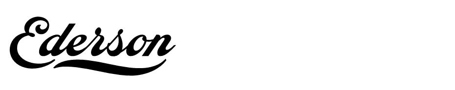 Ederson font