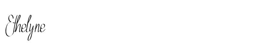 Ethelyne font