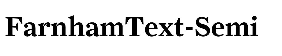 FarnhamText-Semi font