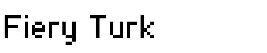 Fiery_Turk font