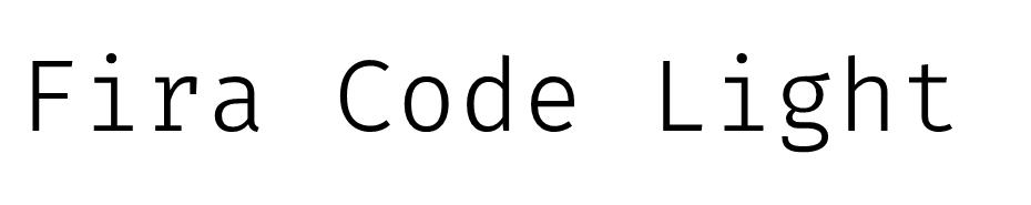Fira Code font
