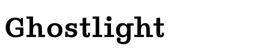 Ghostlight Font font