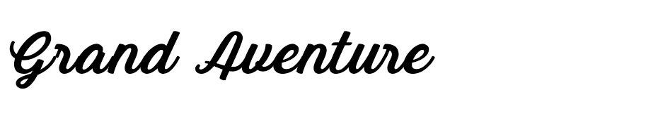 Grand Aventure font