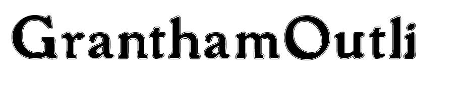 GranthamOutline font
