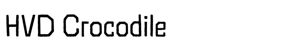 HVD Crocodile font