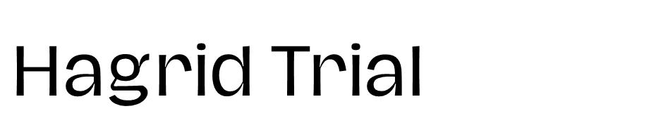Hagrid font