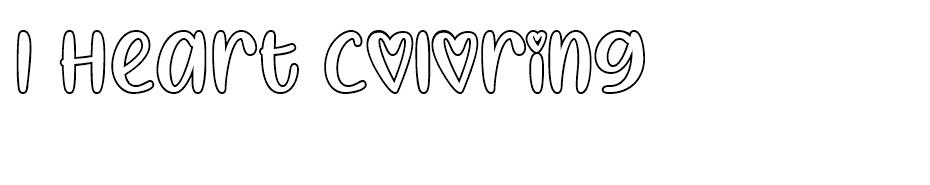 I Heart Coloring