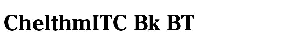 ChelthmITC Bk BT font