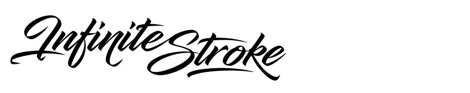 Infinite Stroke font