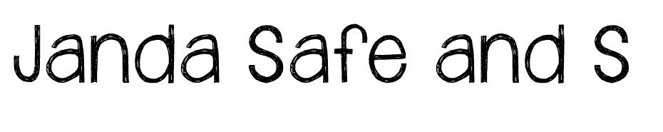 Janda Safe and Sound font