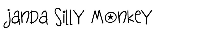 Janda Silly Monkey font