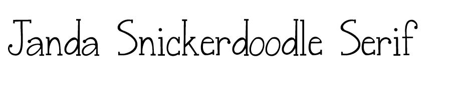 Janda Snickerdoodle Serif font