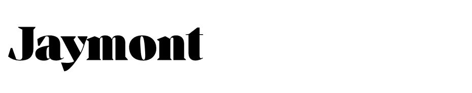 Jaymont font
