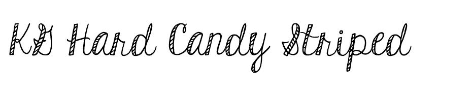 KG Hard Candy font