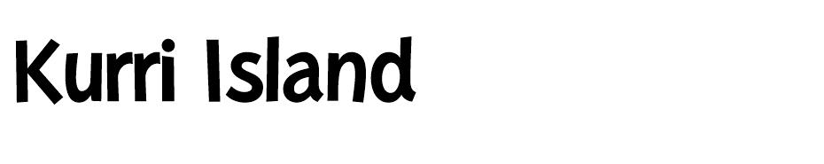  Kurri Island Font font