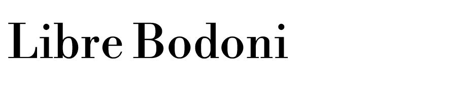 Libre Bodoni Font Family font